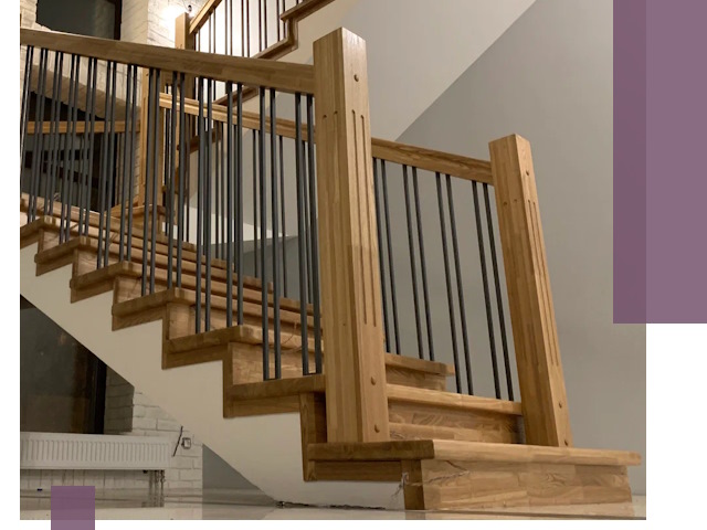 Реставрация деревянных и металлических лестниц в Пушкине