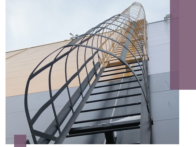 Изготовление и монтаж пожарных лестниц в Пушкине профессионально