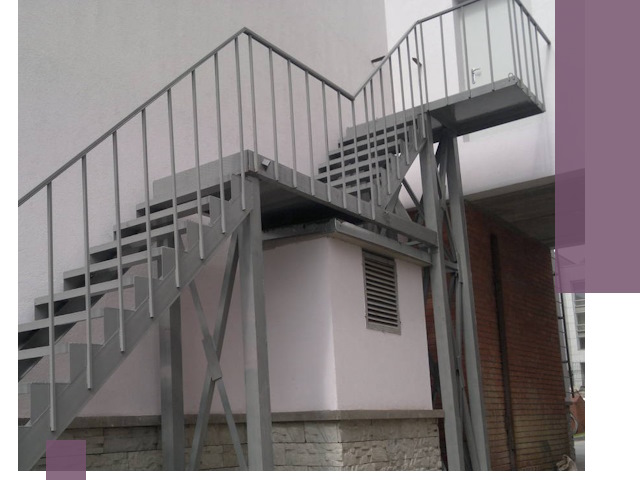 Монтаж пожарных лестниц под ключ в Пушкине с гарантией качества