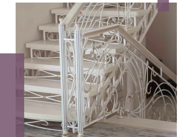 Изготовление кованых лестниц на заказ в Пушкине от 91945 руб. | ПРОЛЁТ-Пшн