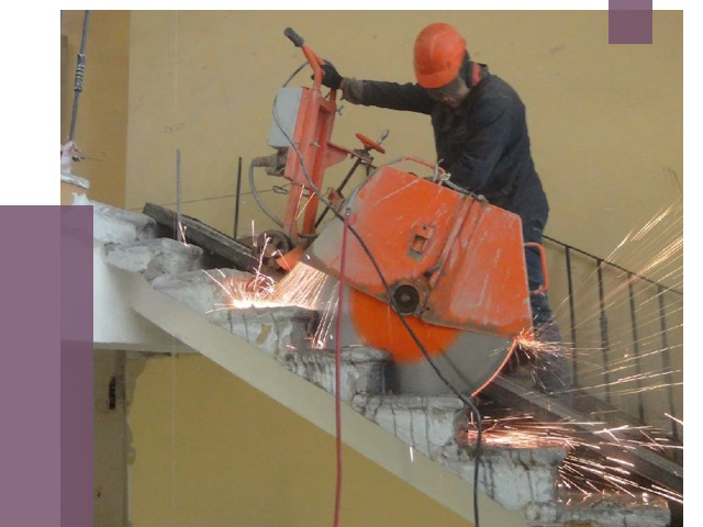 Демонтаж бетонных лестниц в Пушкине от 4868 руб. за м2 | ПРОЛЁТ-Пшн