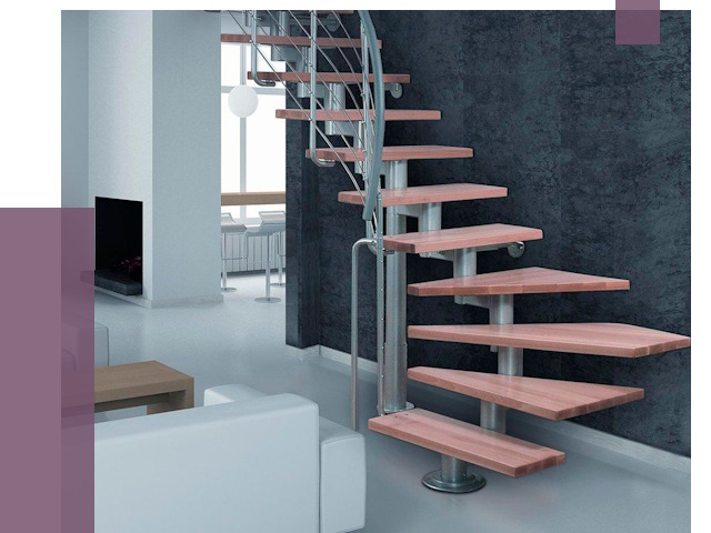 Модульные лестницы в Пушкине от 17848 руб. — купить в ПРОЛЁТ-Пшн