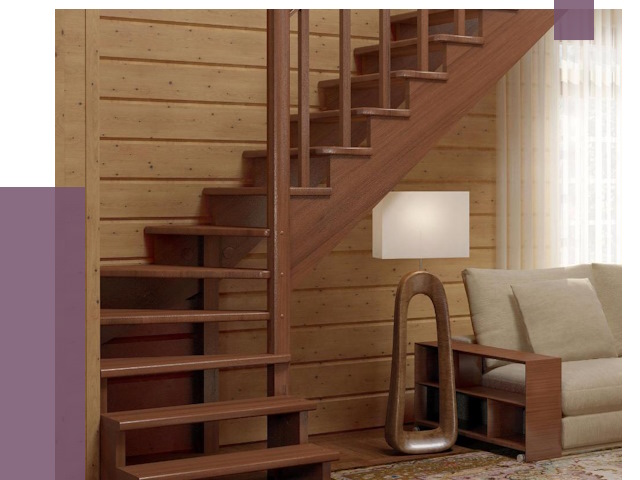 Лестницы эконом класса в Пушкине от 19308 руб. бюджетные решения