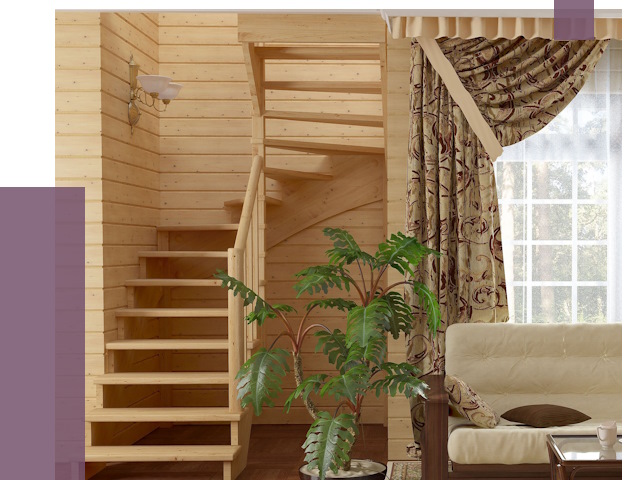 Лестницы для дачи в Пушкине от 80316 руб.  | ПРОЛЁТ-Пшн