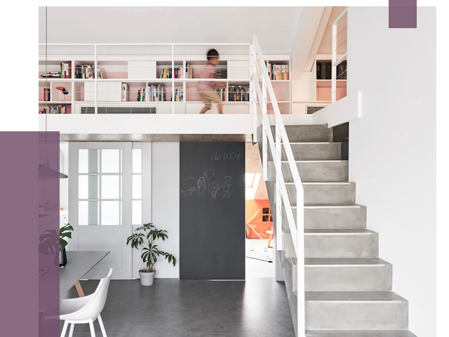 Лестницы для двухуровневой квартиры в Пушкине от 186593 руб. | ПРОЛЁТ-Пшн