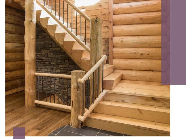 Лестницы в баню под заказ и профессиональный монтаж в Пушкине