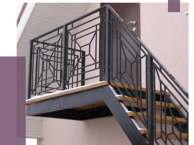 Металлические перила в Пушкине от 4543 руб.  | ПРОЛЁТ-Пшн