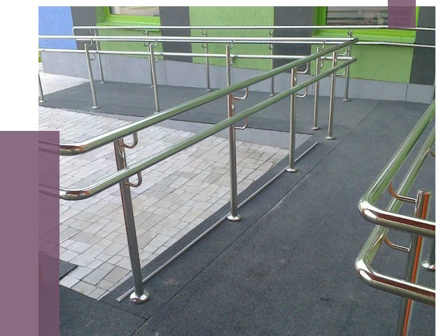 Ограждения пандусов в Пушкине от 4597 руб. монтаж | ПРОЛЁТ-Пшн