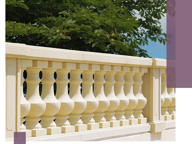 Установка балюстрады в Пушкине: изготовление и монтаж под ключ