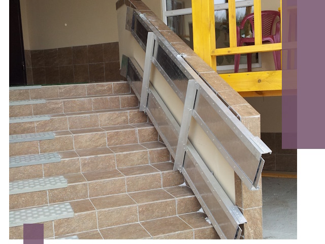 Откидные пандусы под ключ в Пушкине — монтаж и демонтаж