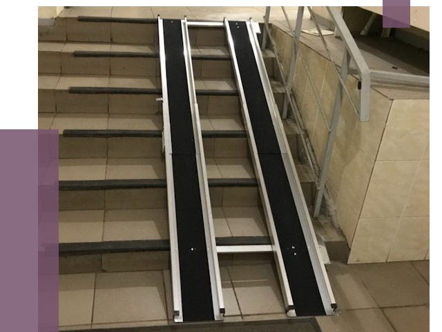 Установка пандуса в подъезд в Пушкине от 8437 руб. под ключ | ПРОЛЁТ-Пшн