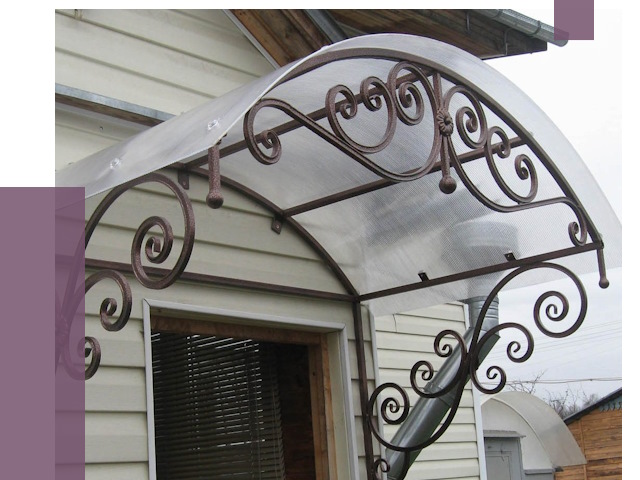 Изготовление козырьков в Пушкине от 7788 руб. — заказать | ПРОЛЁТ-Пшн