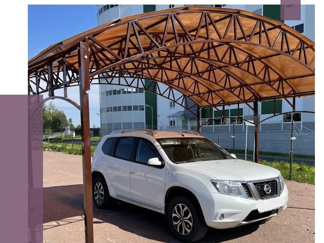 Недорогие навесы в Пушкине от 45431 руб.  | ПРОЛЁТ-Пшн