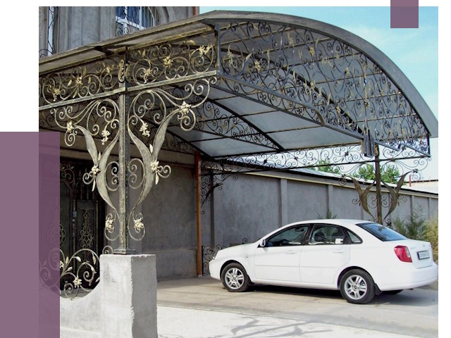 Кованые навесы в Пушкине от 15414 руб. | ПРОЛЁТ-Пшн