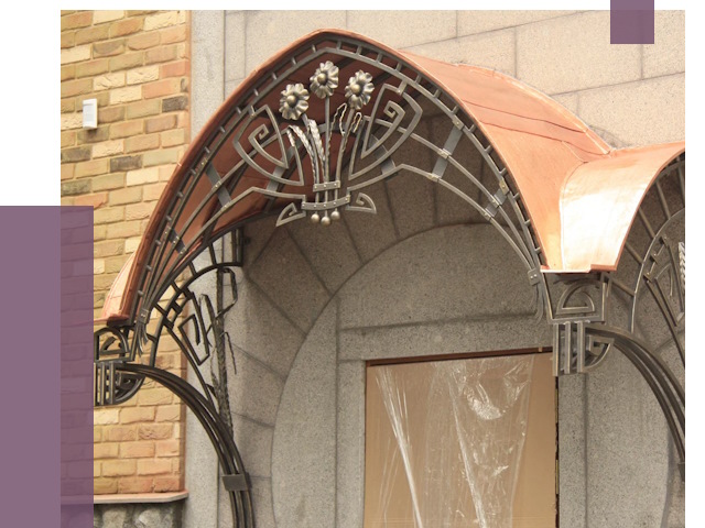 Арочные козырьки в Пушкине от 15414 руб. 