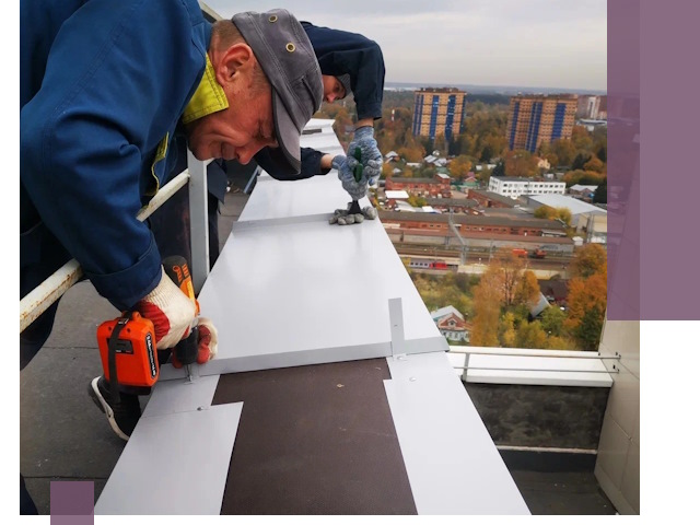 Монтаж парапетов в Пушкине — установка прочных металлических ограждений