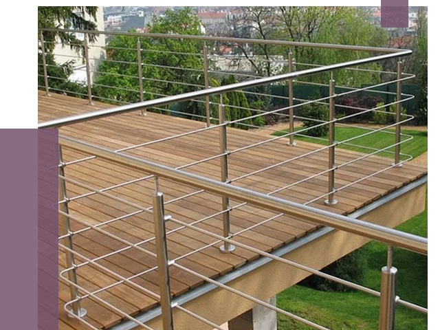 Алюминиевые парапеты в Пушкине под ключ от 8221 руб. 