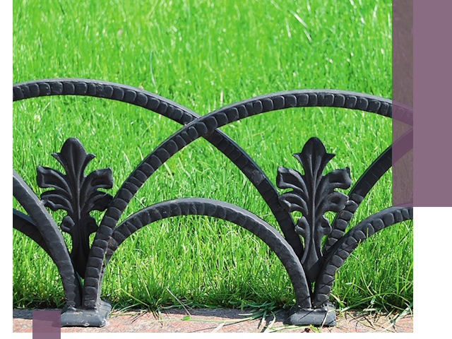 Декоративные металлические бордюры под ключ в Пушкине