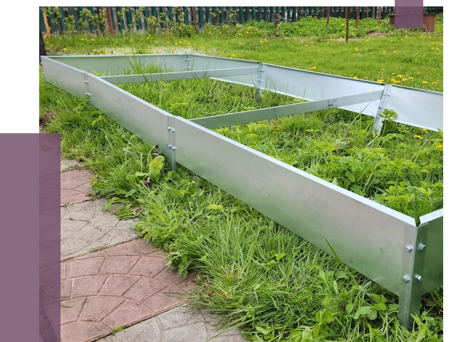 Металлические бордюры для грядок в Пушкине от 1893 руб. 