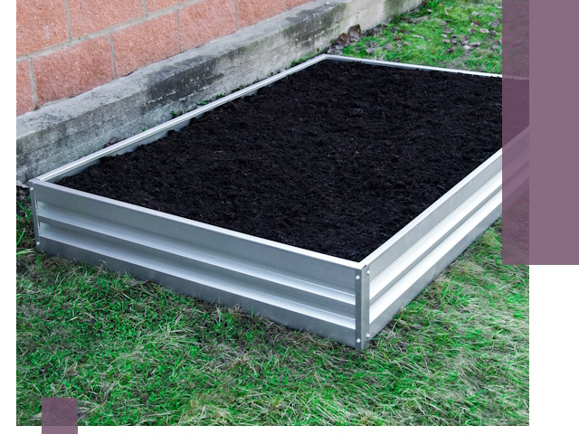 Металлические бордюры для грядок в Пушкине: прочность и аккуратность