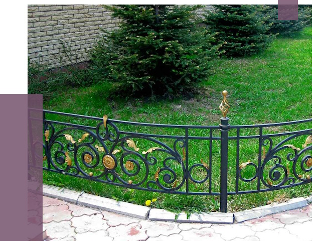 Кованые газонные ограждения в Пушкине от 8059 руб. — ПРОЛЁТ-Пшн