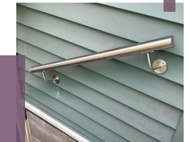 Поручни из нержавеющей стали в Пушкине от 8113 руб.  | ПРОЛЁТ-Пшн